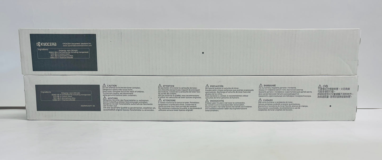 2 Genuine Kyocera 3552ci,4052ci,4053ci Black Toners TK-8527K TK8527K