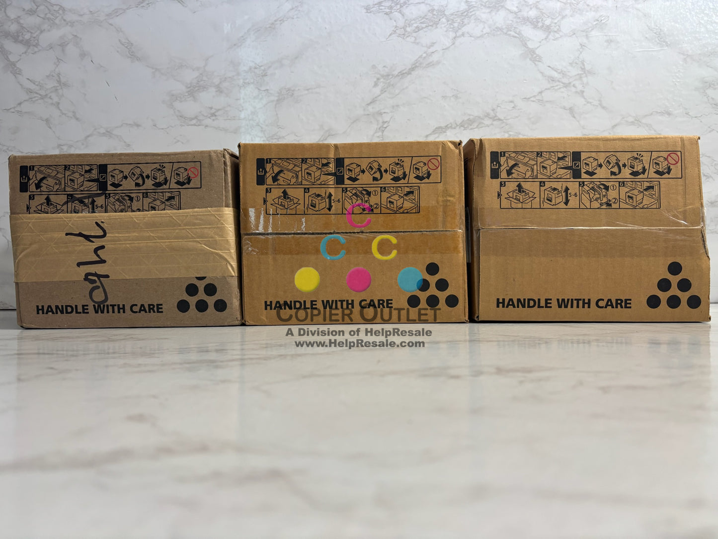 3 Genuine Ricoh MP C8003,C6500,C8000,C6503 Black Toner Cartridges 842196