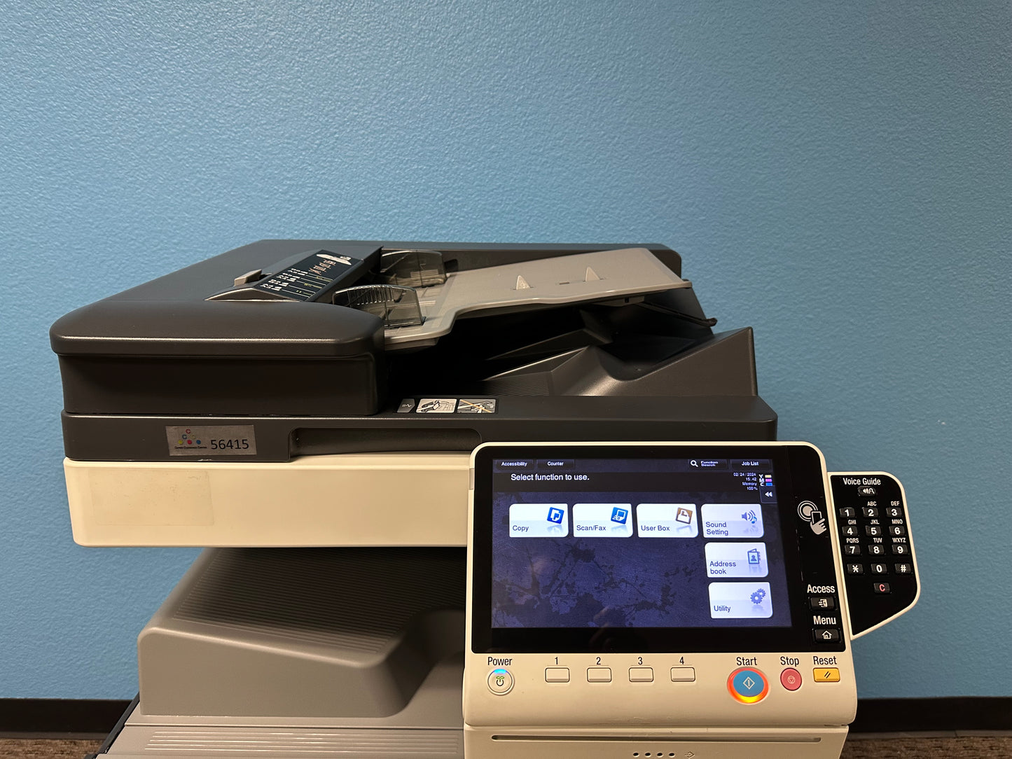 Demo Konica Minolta Bizhub C258 Color Copier Printer Scanner Fax Only 2k