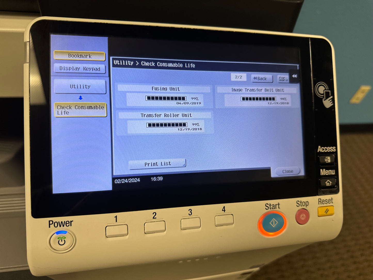 Demo Konica Minolta Bizhub C308 Color Copier Printer Scan Fax Low Use 7K
