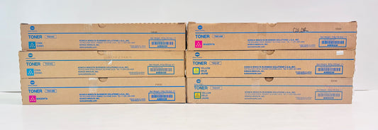 6 OEM Konica Minolta C458/C558/C658 CMY Toners TN-514, TN514 CCMMYY