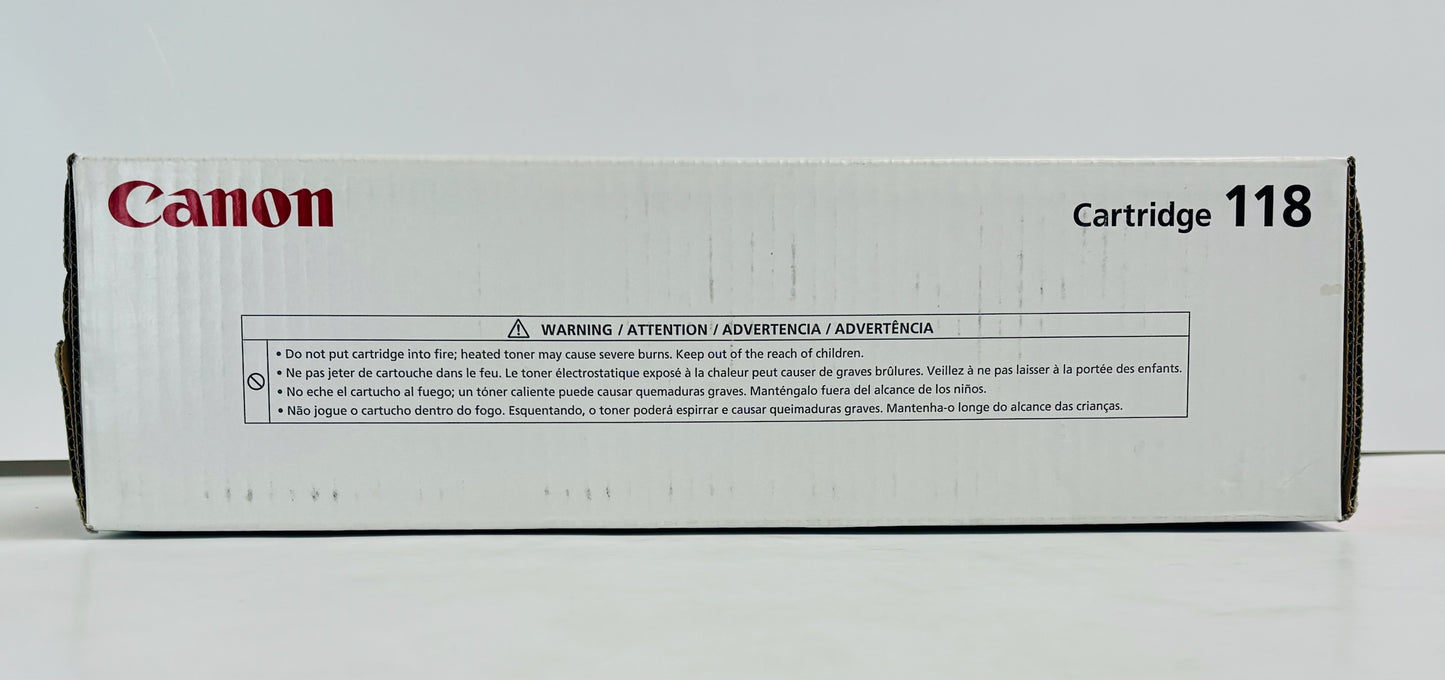 Genuine Canon LBP7200Cdn,MF729Cdw Cyan Toner Cartridge 118, 2661B001, 2661B001AA