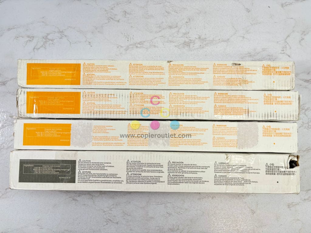 4 OEM Kyocera/Copystar 4054ci,5054ci Yel & Black Toners TK-8547Y, TK-8547K