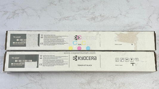 2 OEM Kyocera/Copystar TASKalfa4004i,5004i,7004i Black Toners TK-6347K(TK-6349K)