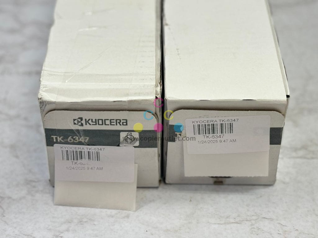 2 OEM Kyocera/Copystar TASKalfa4004i,5004i,7004i Black Toners TK-6347K(TK-6349K)