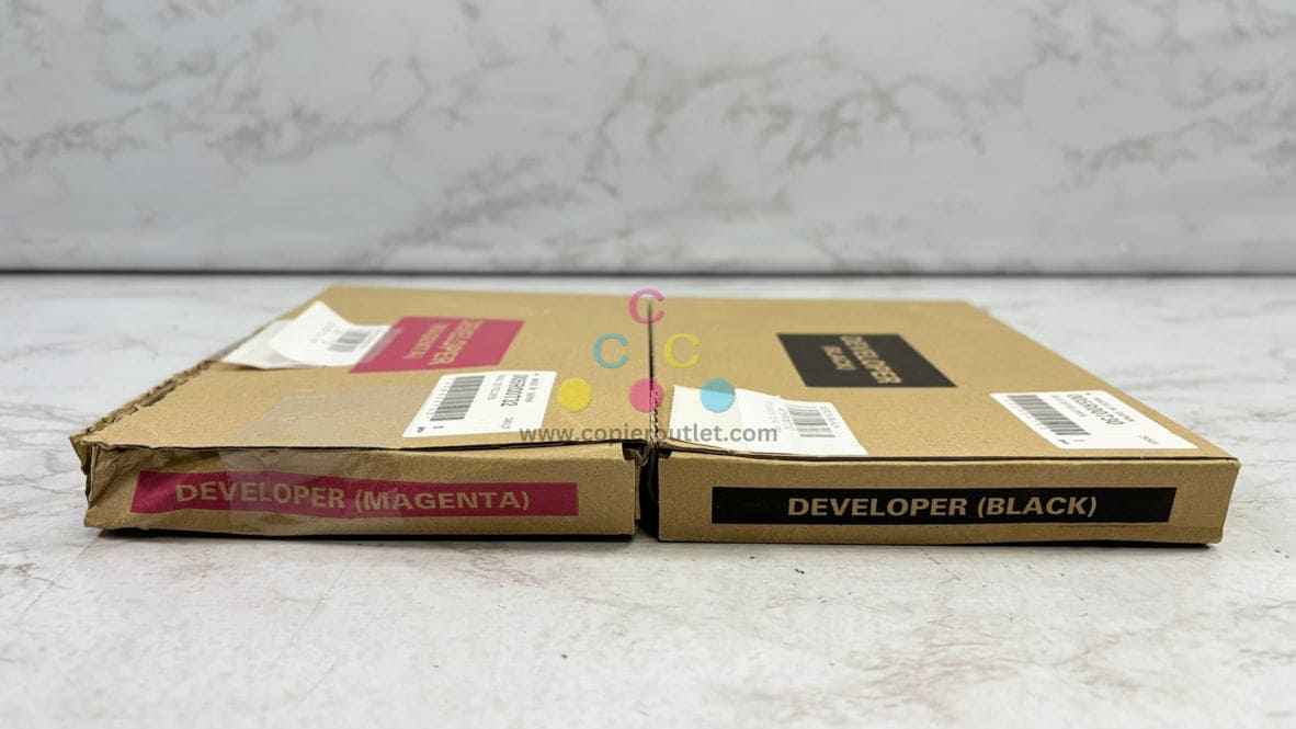 2 OEM Xerox Color 550,560,570,C60,C70 Mag & Black Developers 005R00730,005R00732
