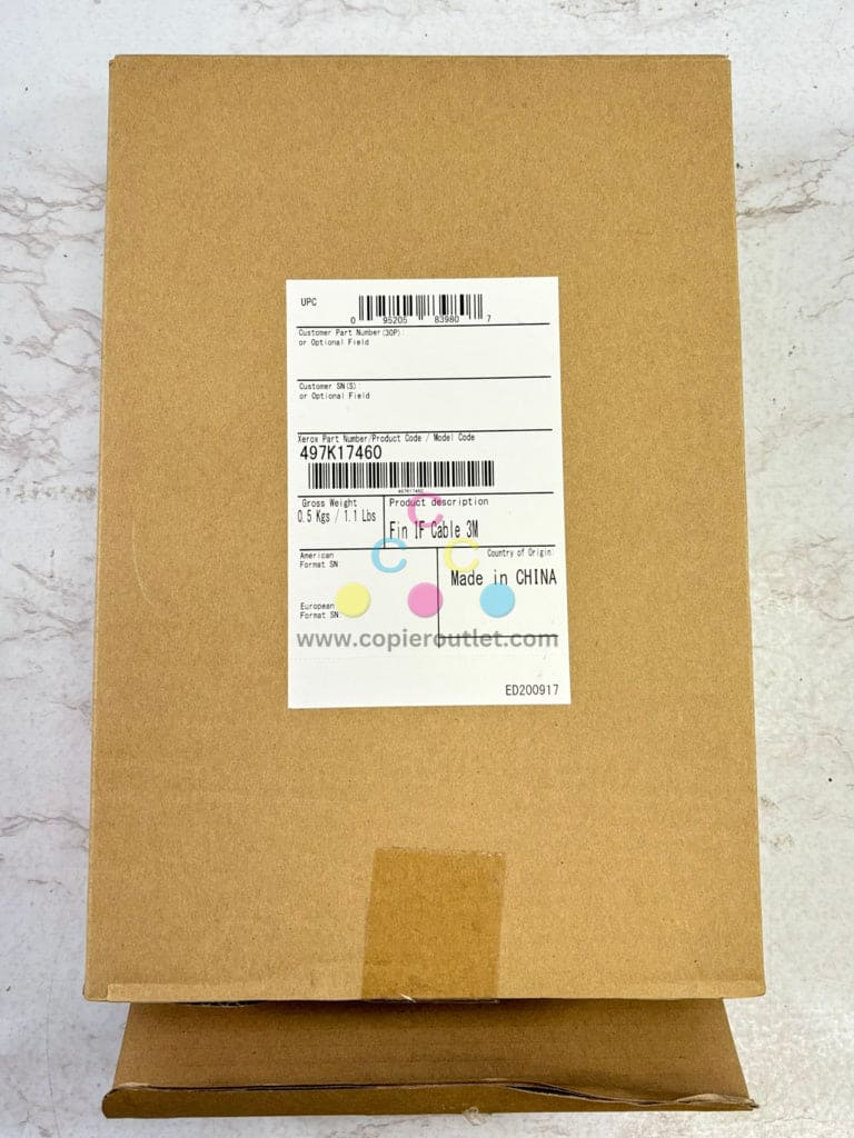 New Open OEM Xerox Primelink B9100 FIN IF CABLE 3M 497K17460 Same Day Ship