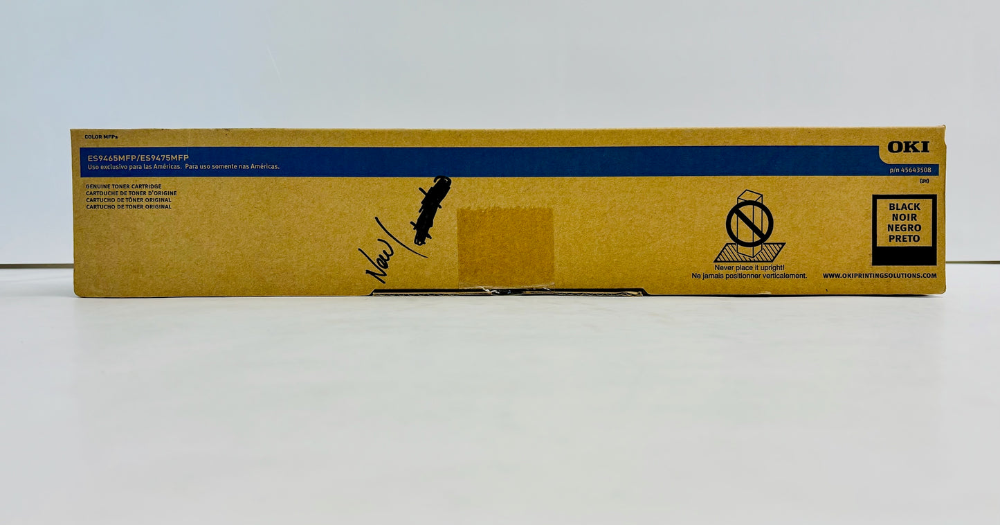 New Genuine Okidata ES9465,ES9475 Black Toner Cartridge 45643508 Same Day Ship