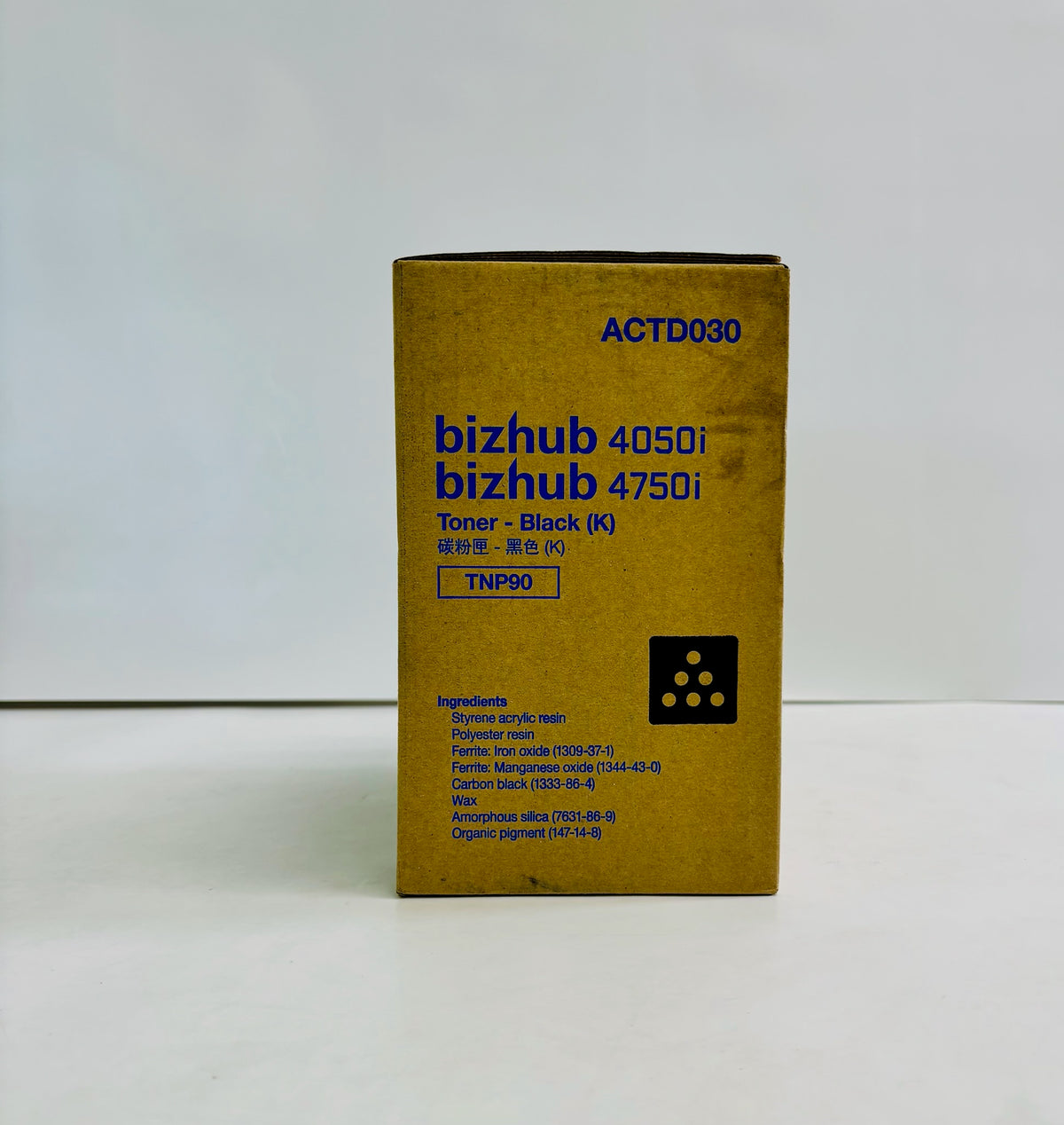 Open OEM Konica Minolta bizhub 4050i,4750i Black Toner TNP90 / TNP-90 (ACTD030)