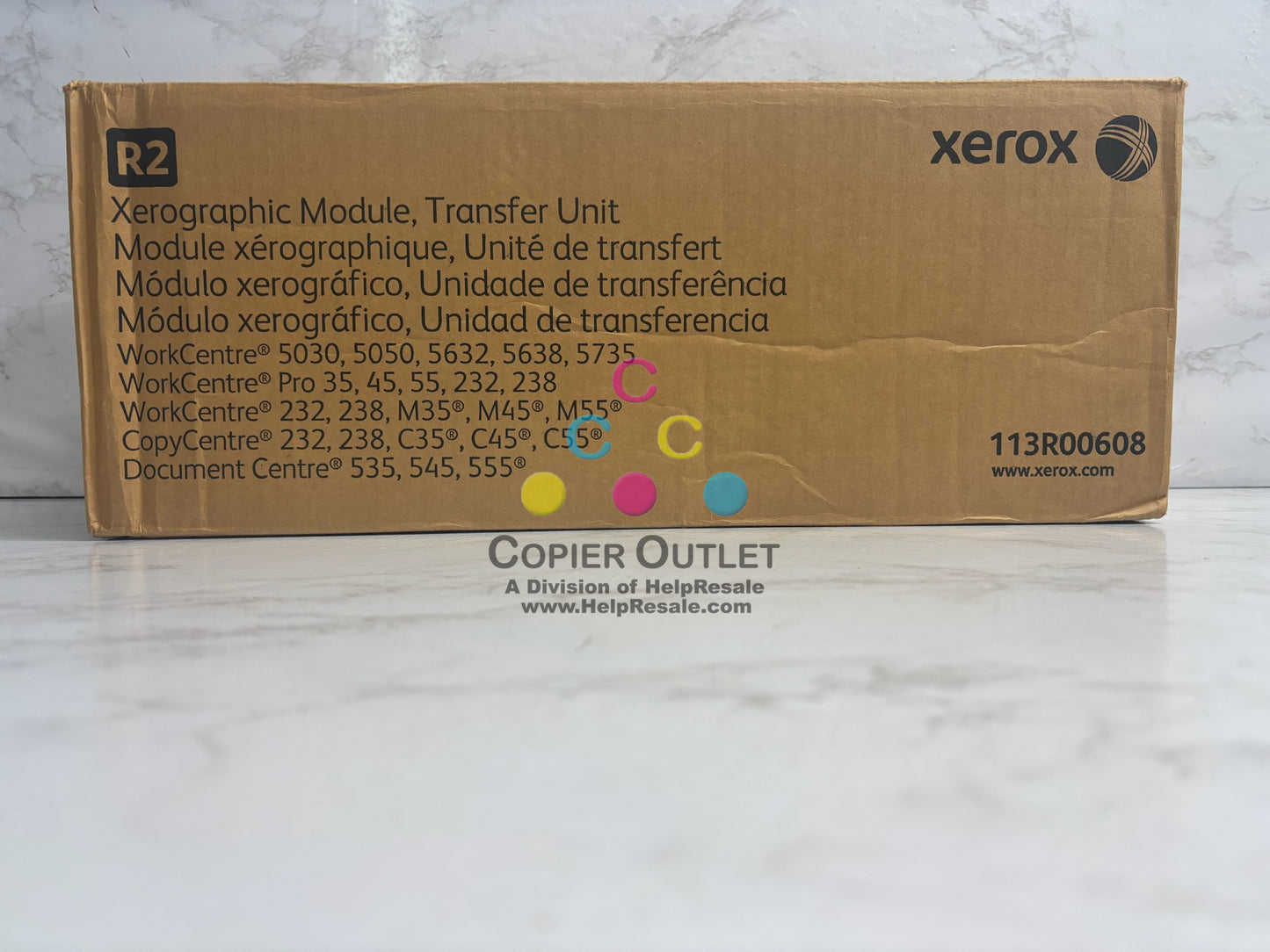 Open Genuine Xerox WC5050, 5135, 5632, 5638, 5735 Transfer Unit 113R00608