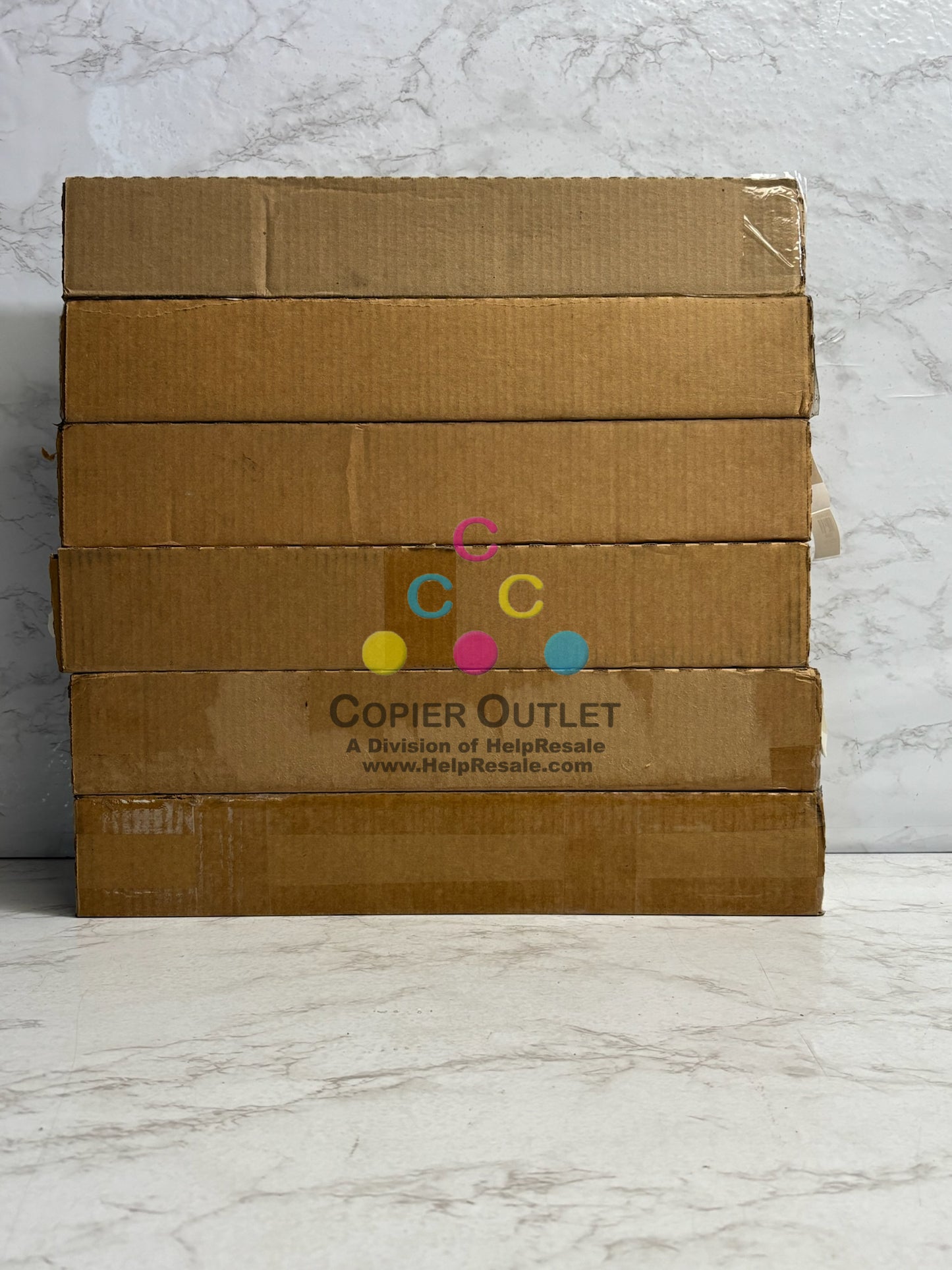 6 Cosmetic Genuine Konica BH C258,C308,C368 CCMMYK Toners TN324 (Plain Boxes)