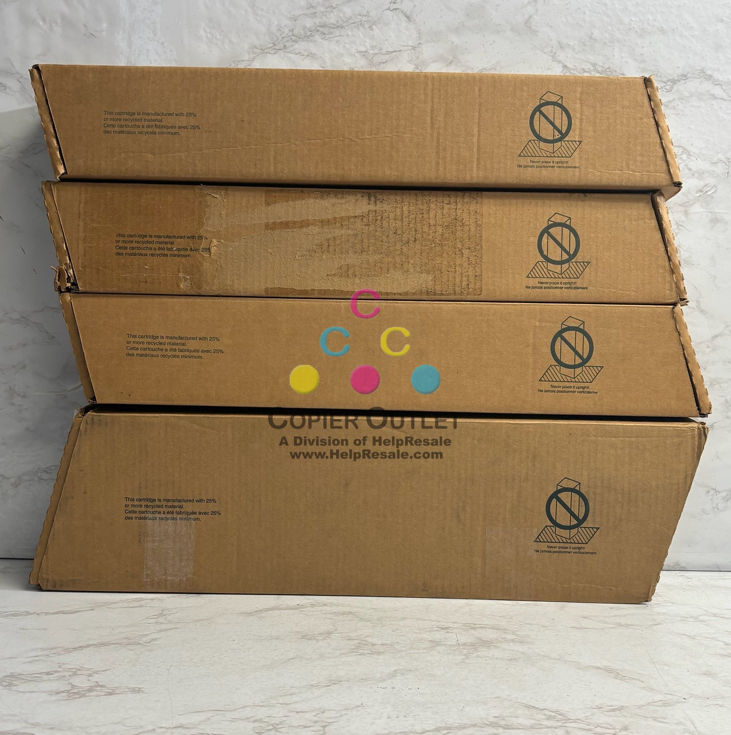 4 Open Genuine Toshiba e-STUDIO 5560C,6560C,6570C CMYK Imaging Cartridge T-FC75U