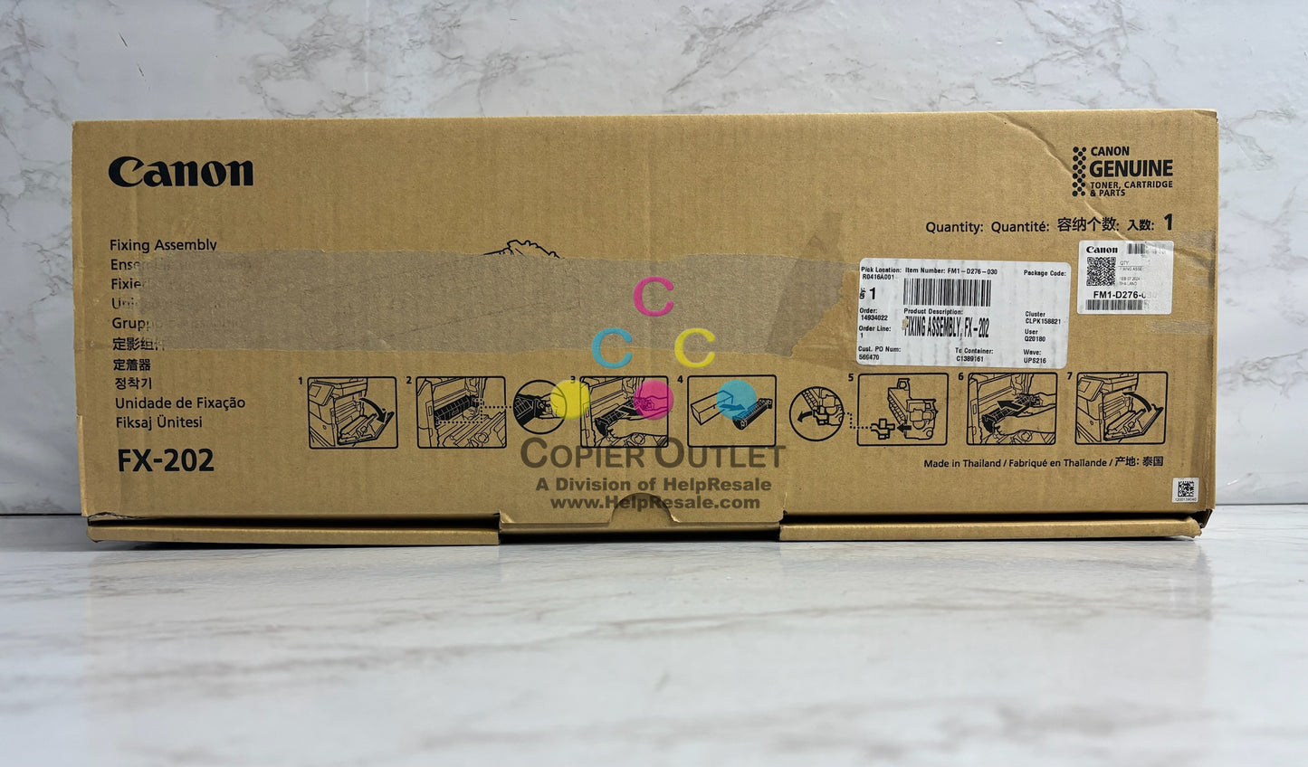 Slightly Used Genuine Canon iR Adv. C3325i, C3330i Fixing Assembly FX-202,FX202