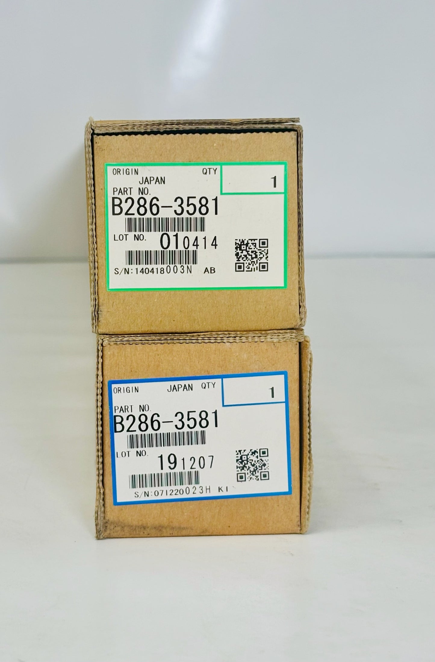2 Genuine Ricoh AF240W,470W,480W Drum Cleaning Blade B286-3581, B2863581