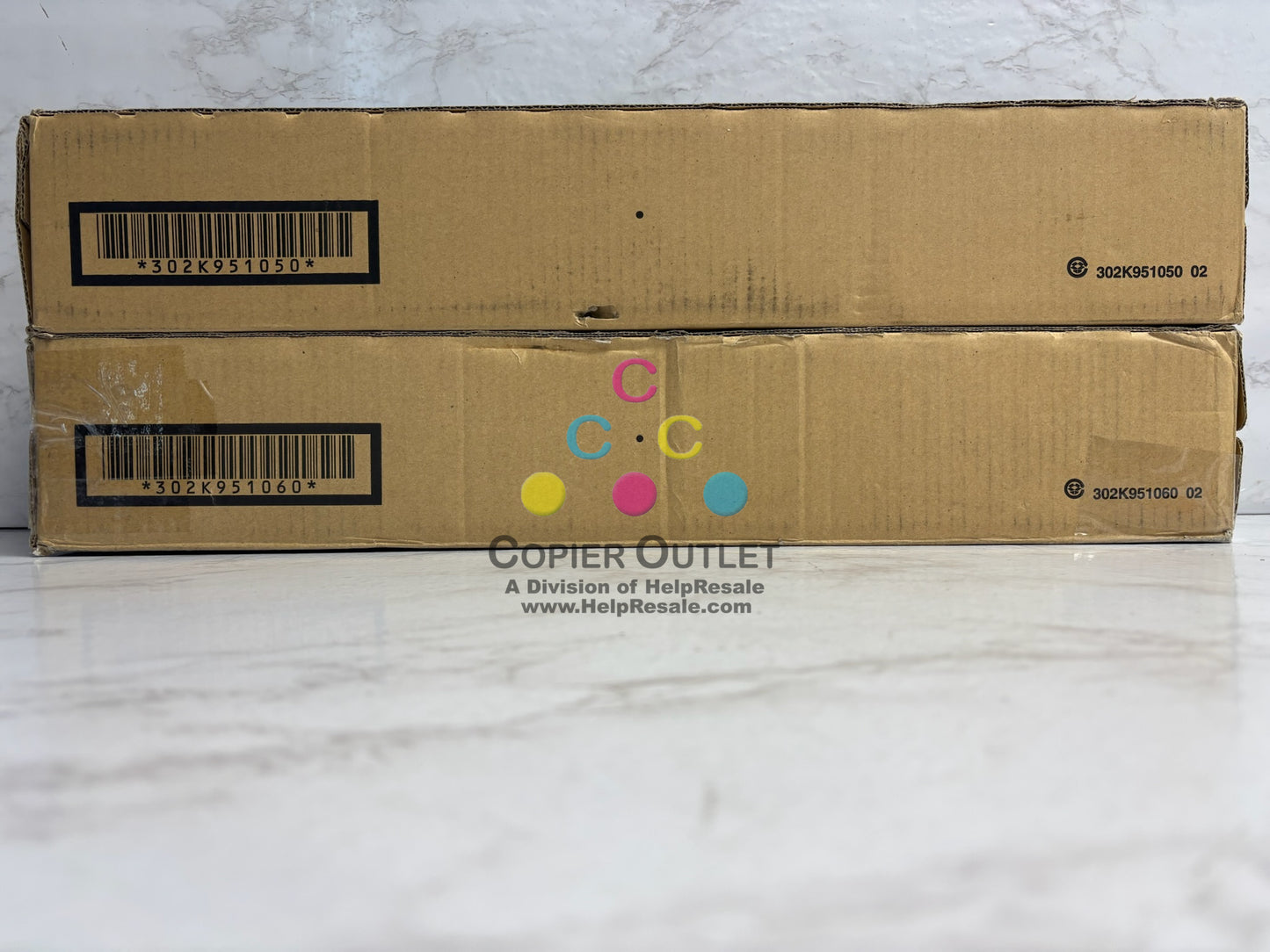 2 OEM Kyocera TASKalfa 6550ci,655ci Cyan & Mag Toners TK-8707C, TK-8707M