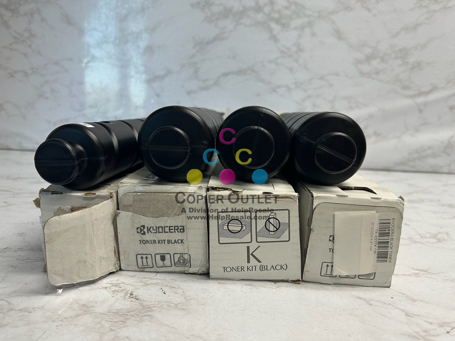 4 New Open OEM Kyocera TASKalfa 3252ci, 3253ci,CS3252ci, CS3253ci MKKK TK-8337 Toners