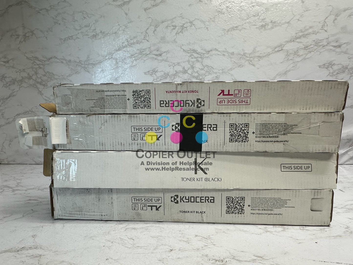 4 New Open OEM Kyocera TASKalfa 3252ci, 3253ci,CS3252ci, CS3253ci MKKK TK-8337 Toners