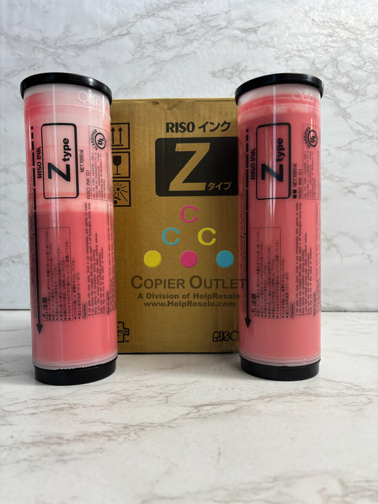Used Genuine Riso EZ 220,390,590,MZ 730,770,790 type Z Red Ink  S-4275U