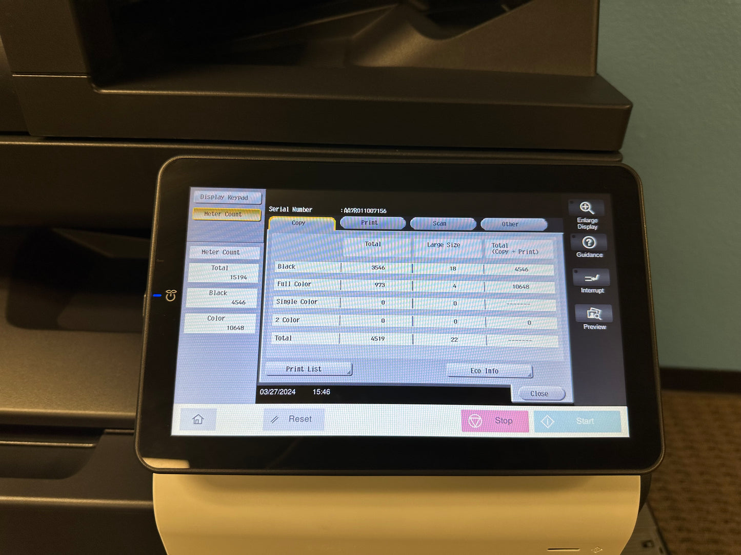 WOW Demo Unit Konica Minolta Bizhub C450i Color Copier Printer Scan Low 15k Usage
