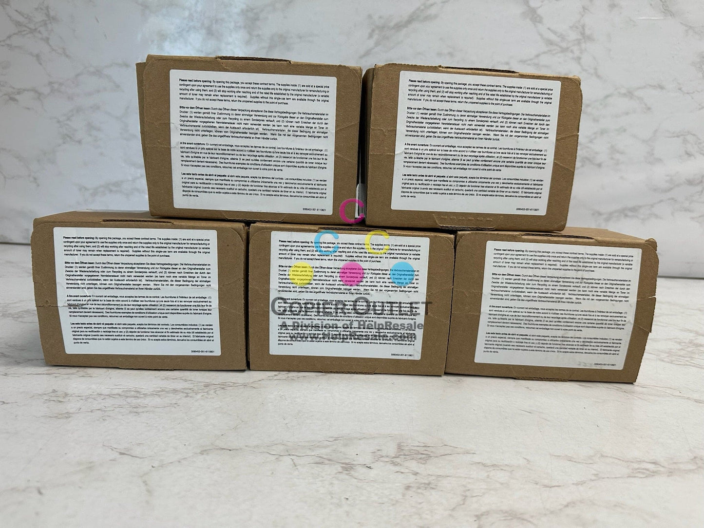 5 New Genuine Sharp MX-C357F,MX-C407P CCMYY MX-C35T  Toners