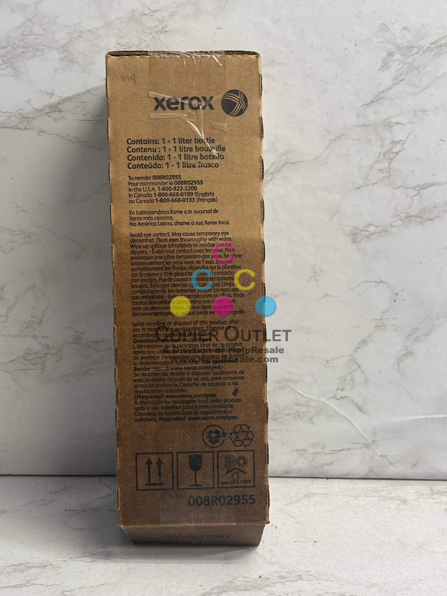 Open OEM Xerox DocuPrint 4135, 4635 Fuser Agent/Oil 008R02955 / 8R2955