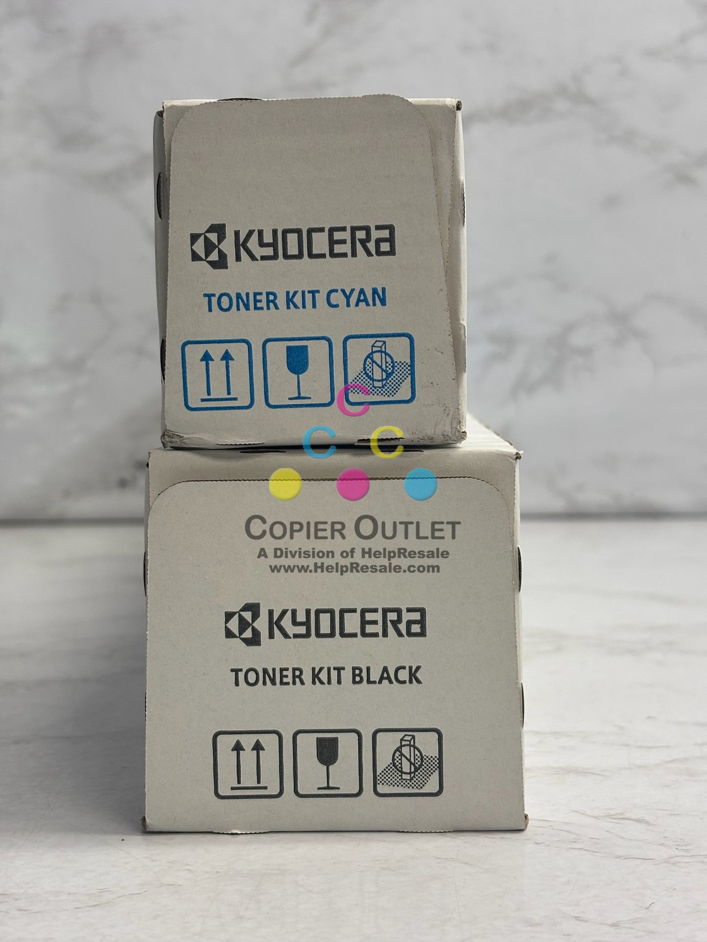 2 OEM Kyocera TASKalfa MZ2501ci CK High Yield Toner TK-8467(No Magenta & Yellow)