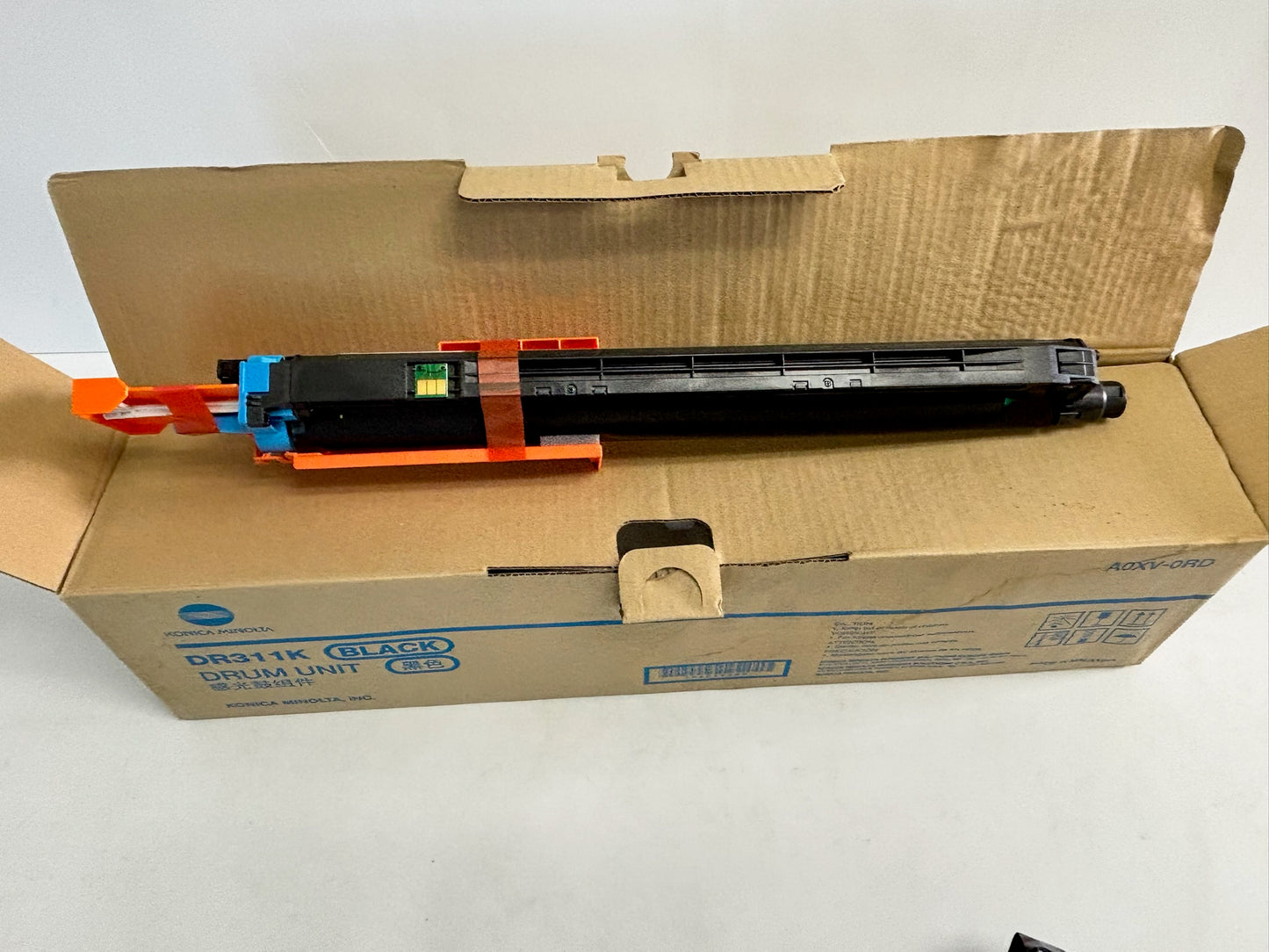 Genuine Konica C280,C220 Black Drum Unit A0XV-0RD, DR311K (Water Damaged Box)