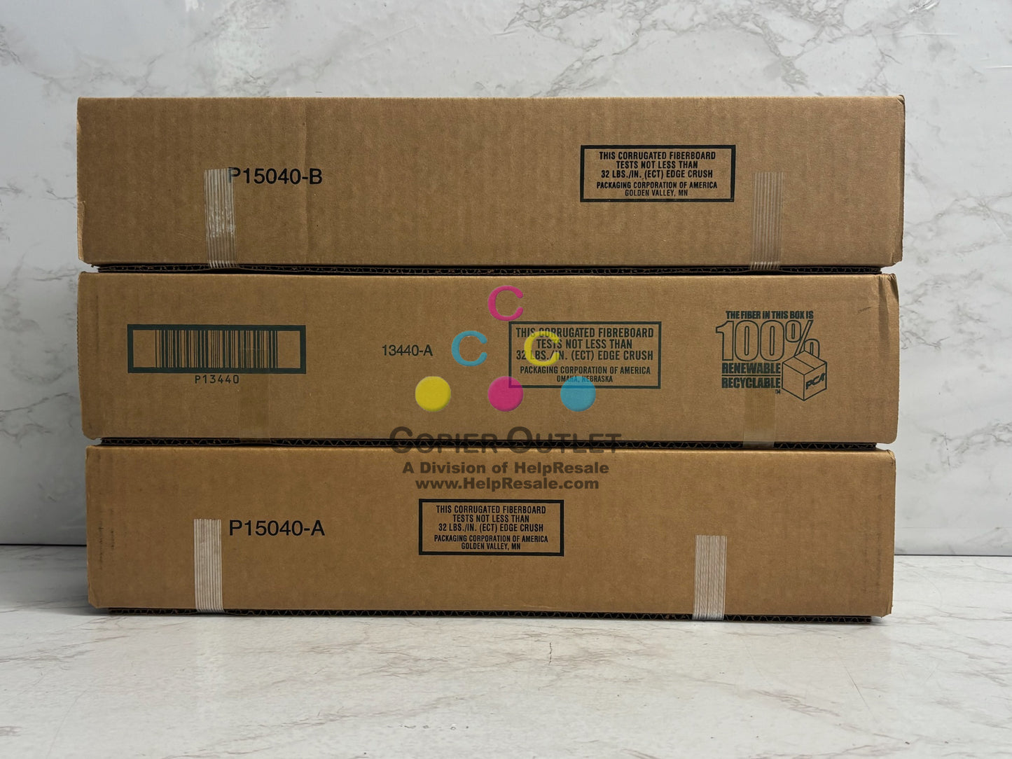 3 Genuine Toshiba e-STUDIO 2000AC, 2500AC YKK Toners T-FC200U(No Cyan & Magenta)