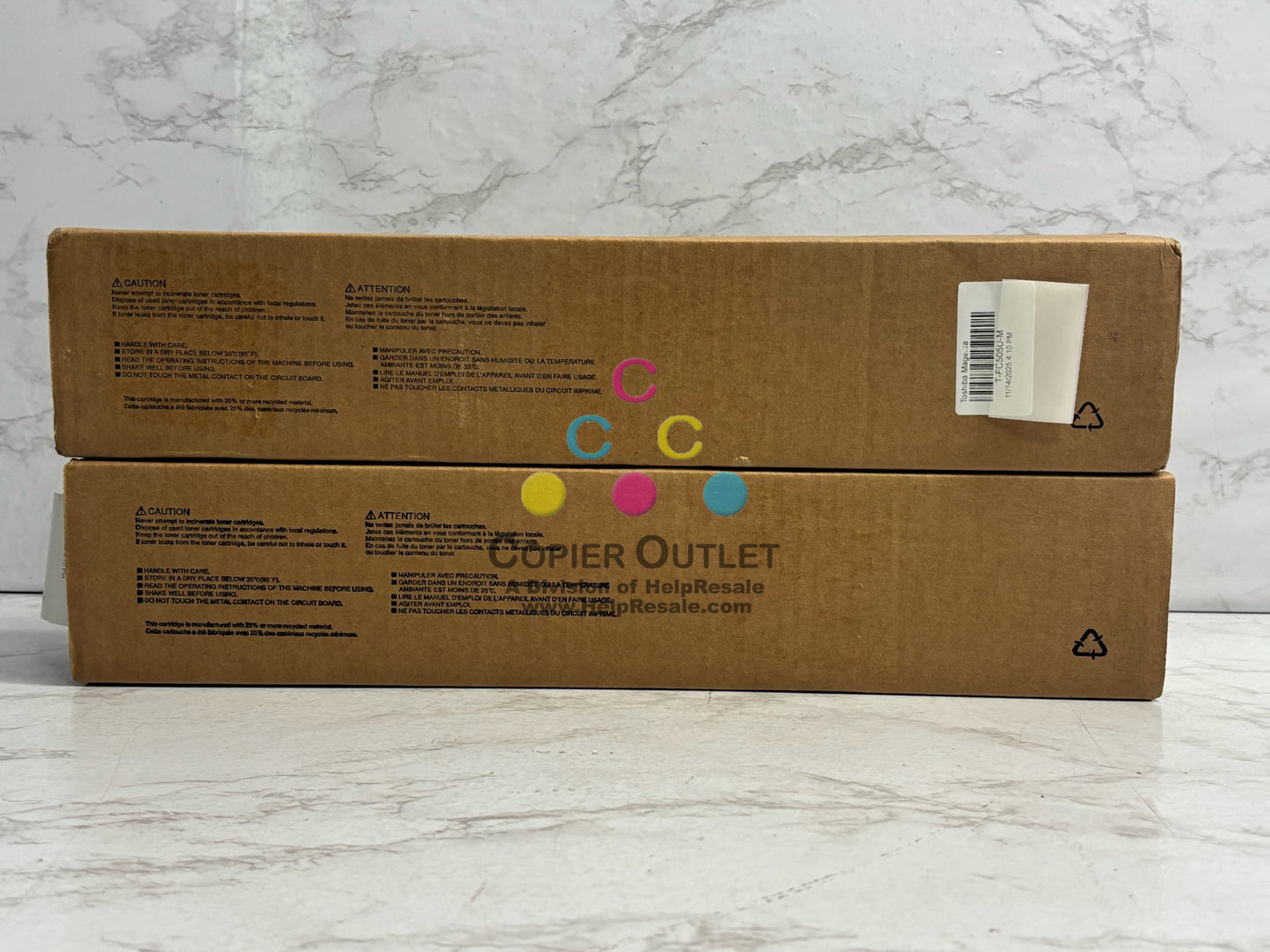 2 Genuine Toshiba e-studio 2505AC,3005AC MK Toner T-FC505U (No Cyan & Yellow)