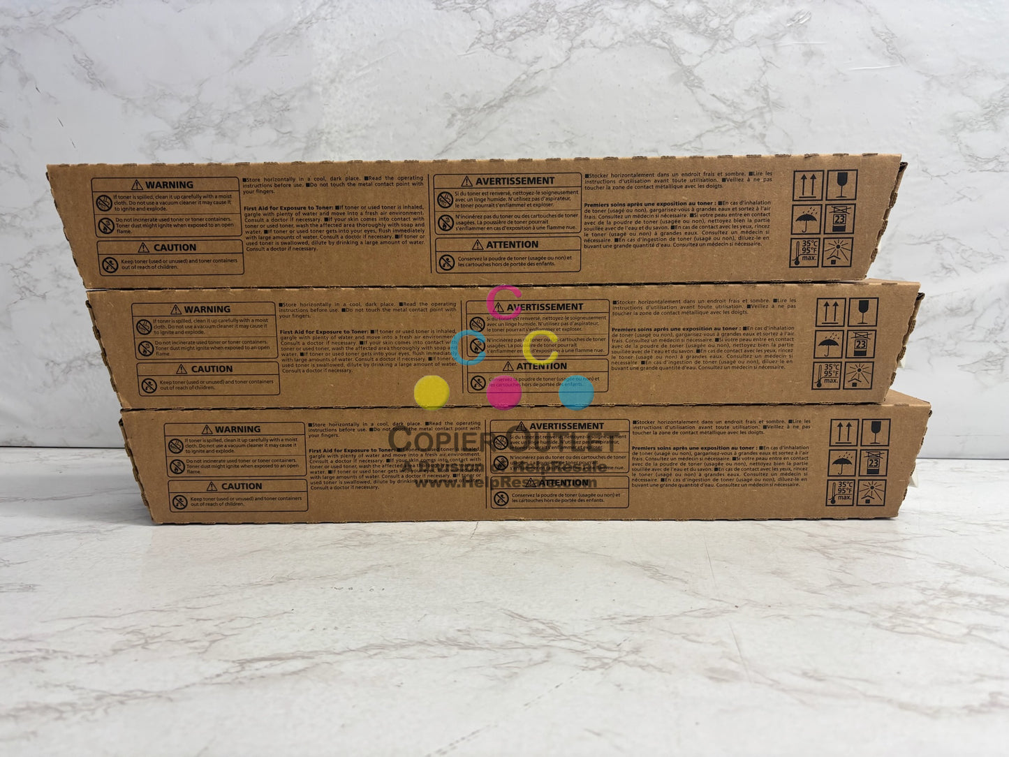 3 Genuine Ricoh IM C3010,C3510 Yellow Toners 842551 (No Cyan, Magenta & Black)