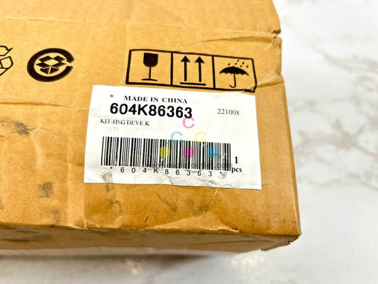 Open OEM Xerox DC240,242,250,C550,570,C75 Black Developer Unit 604K86363