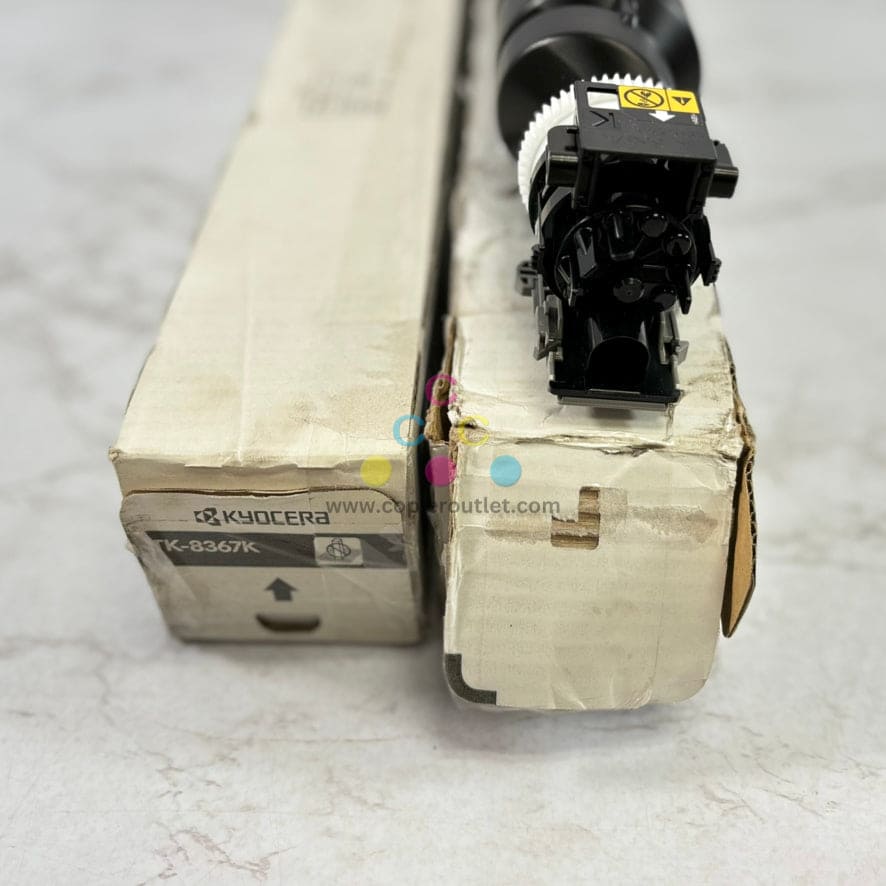 2 OEM Kyocera TASKalfa 2554ci TK-8367K Black Toners  (1 New & 1 Open)