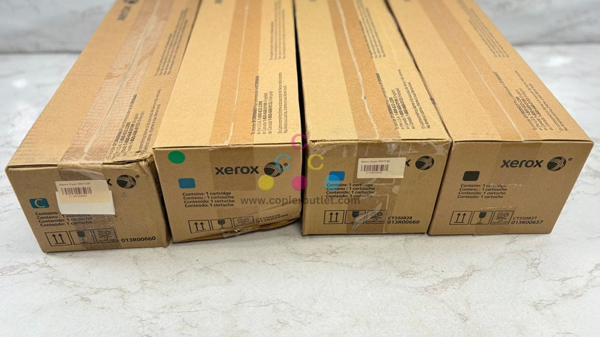 4 OEM Xerox WC 7120,7125,7220,7225 CCCK Drums 013R00657 & 013R00660