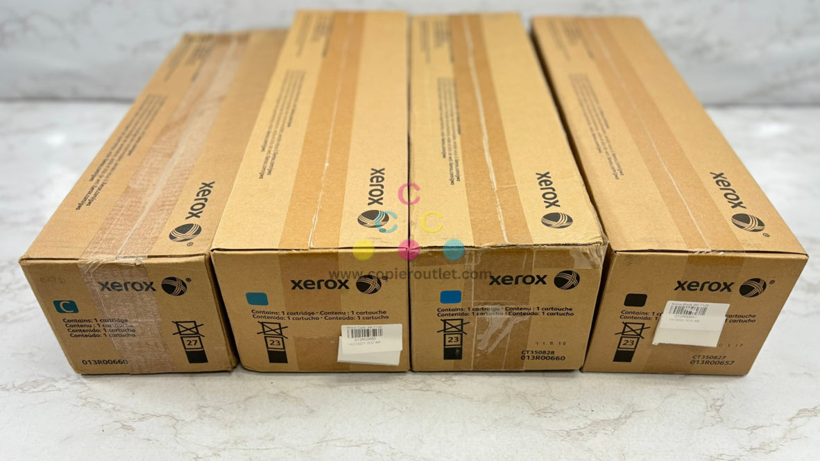 4 OEM Xerox WC 7120,7125,7220,7225 CCCK Drums 013R00657 & 013R00660