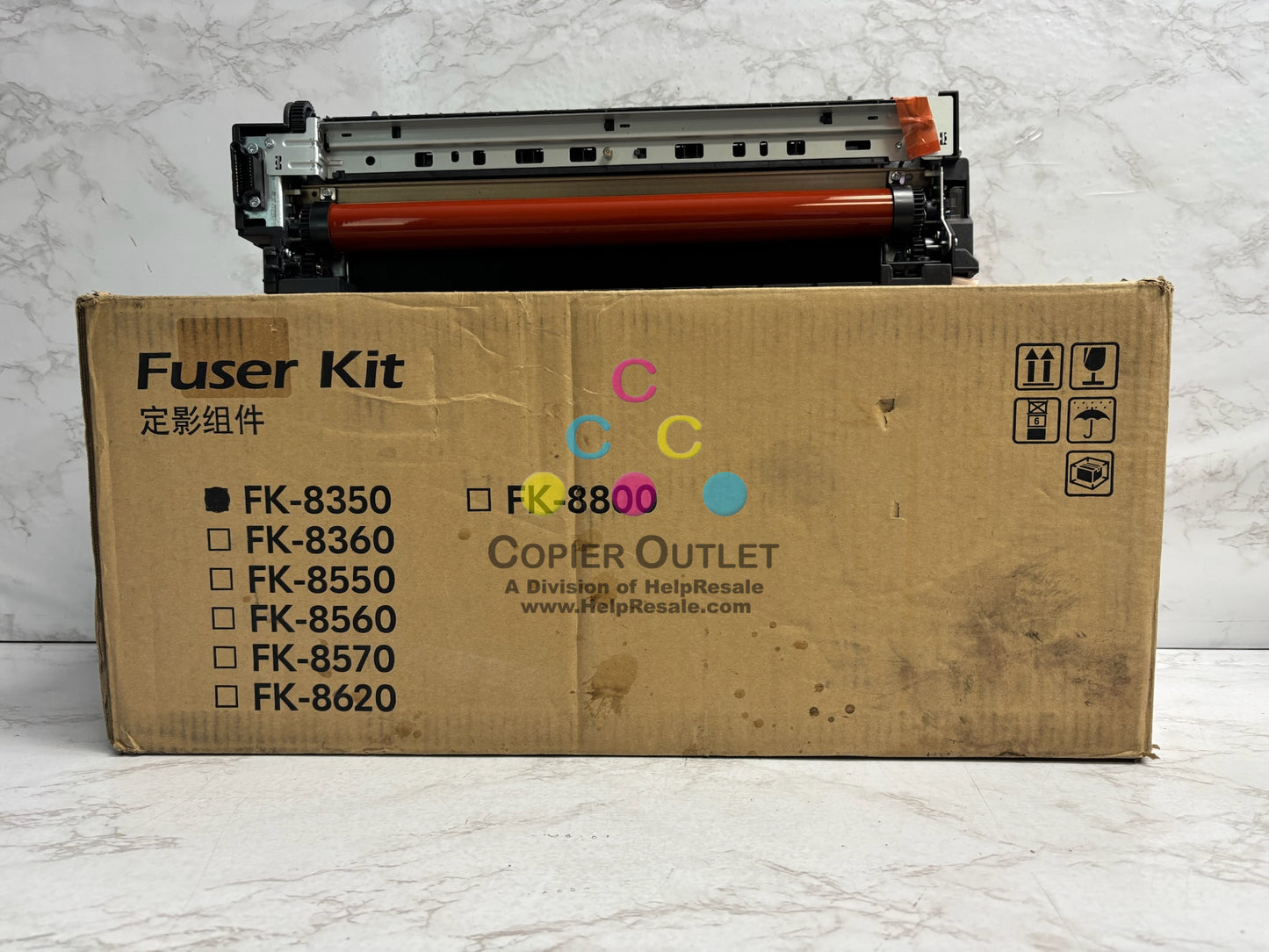 New Open Genuine Kyocera TASKalfa 2552ci,2553ci 120v Fuser Unit  FK-8350