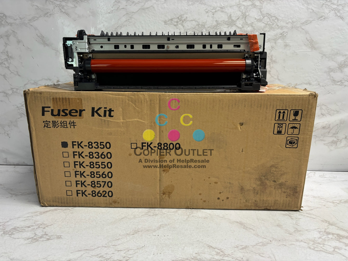 New Open Genuine Kyocera TASKalfa 2552ci,2553ci 120v Fuser Unit  FK-8350