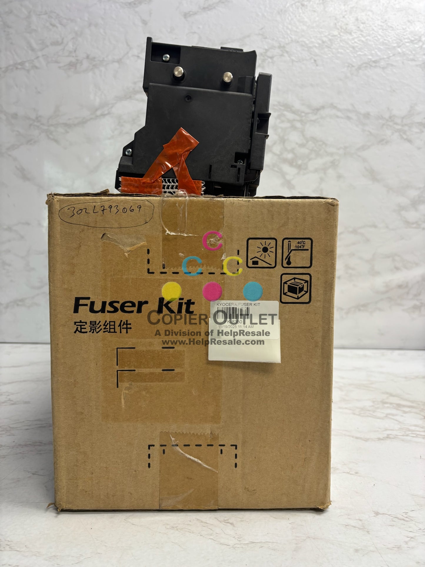 New Open Genuine Kyocera TASKalfa 2552ci,2553ci 120v Fuser Unit  FK-8350