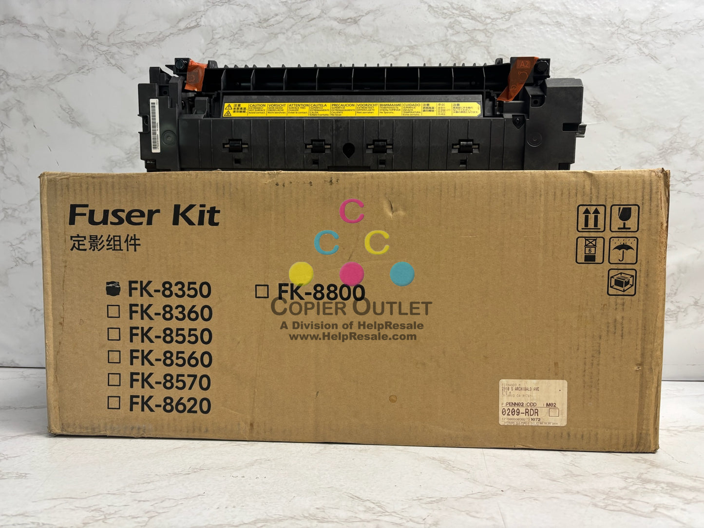 New Open Genuine Kyocera TASKalfa 2552ci,2553ci 120v Fuser Unit  FK-8350