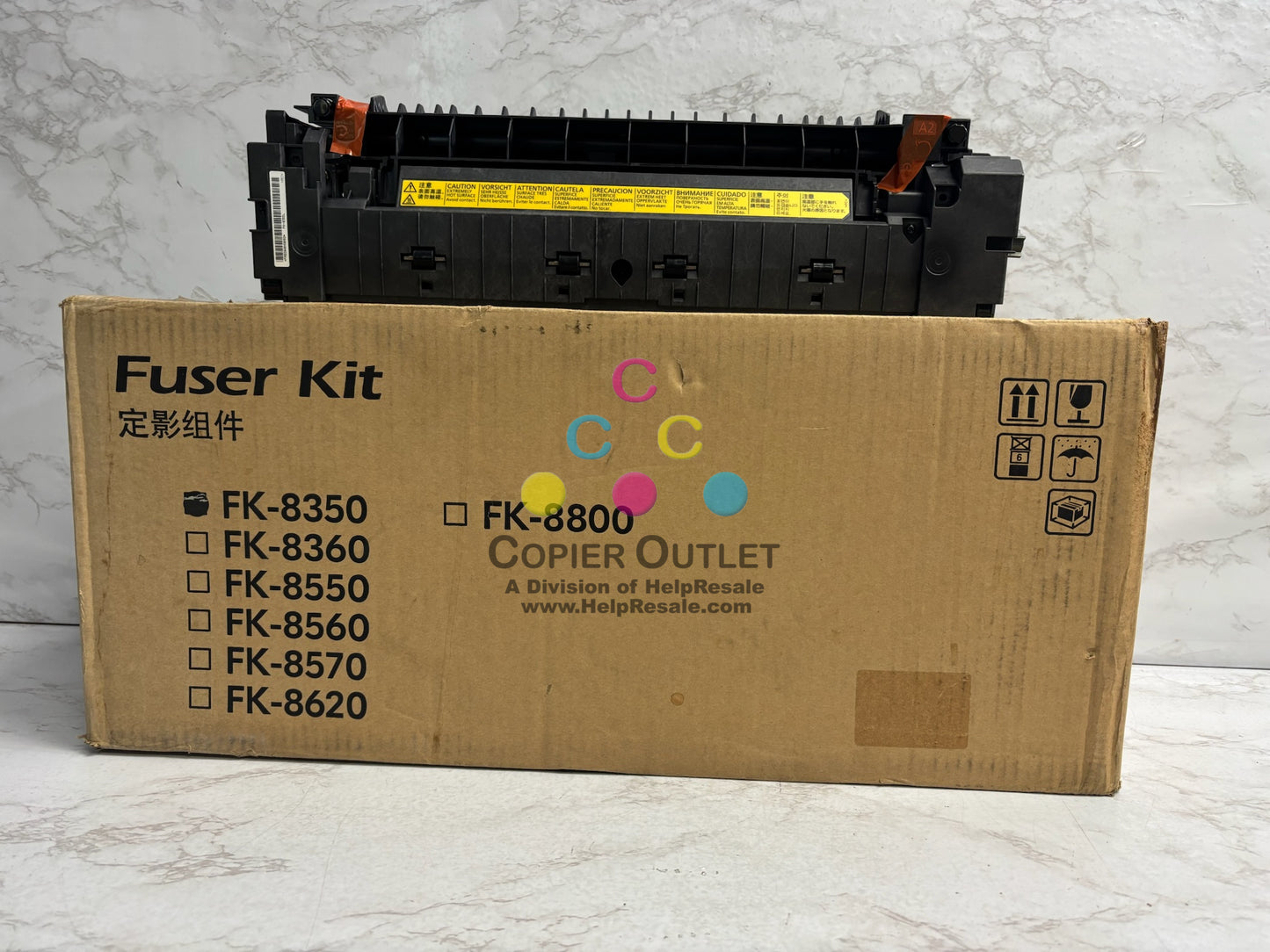 New Open Genuine Kyocera TASKalfa 2552ci,2553ci 120v Fuser Unit  FK-8350