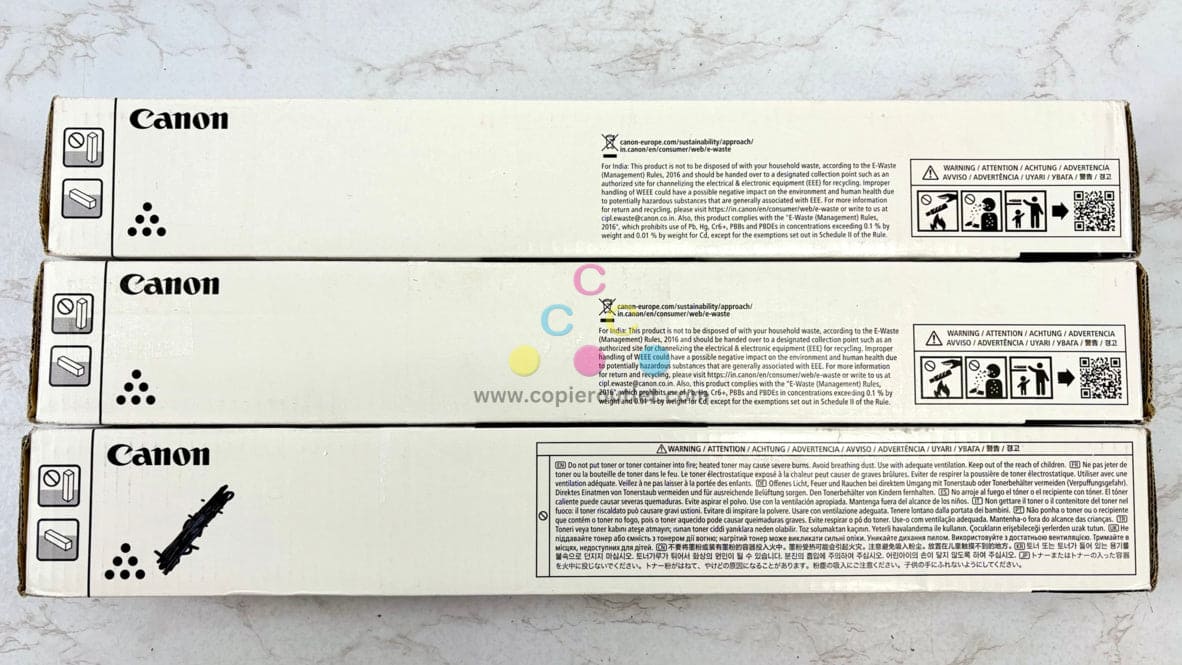 3 OEM Canon imageRUNNER ADVDX 6855i,6860i,6870i Black Toners GPR-63K 4766C003AA