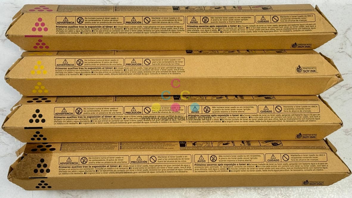 4 OEM Xante Impressia Digi Multi-Media Press MYKK Toners 200-100321,10022,10023