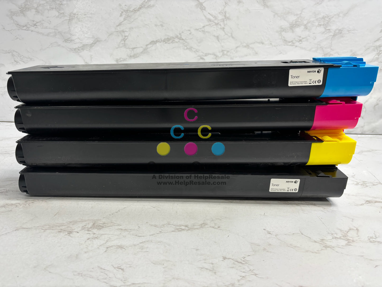 4 New Genuine Xerox Color C60, C70 CMYK Toner 006R01655,56,57,58