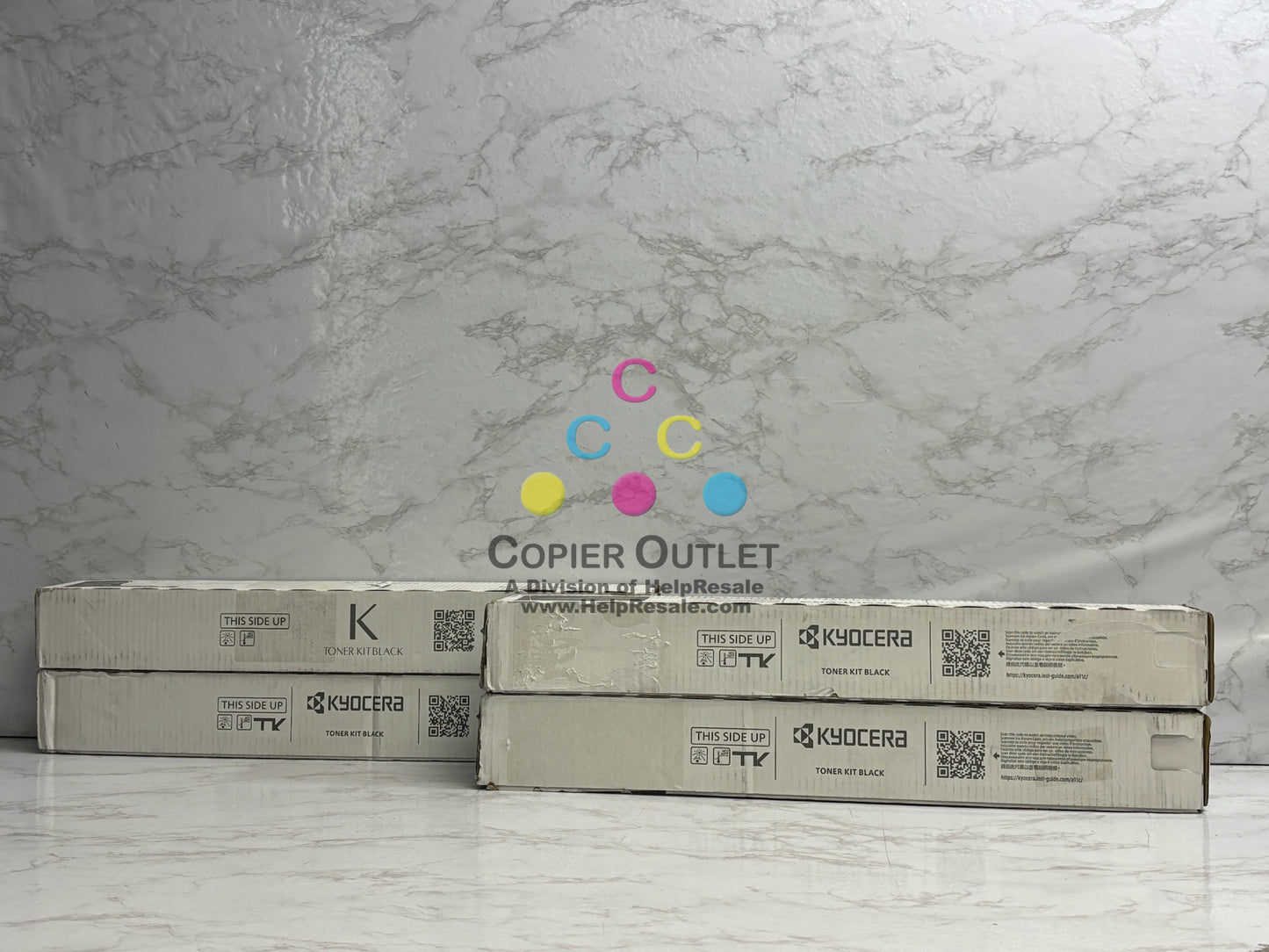 4 Genuine Kyocera TASKalfa CS4002i,CS4003i,CS6002i Black Toners TK-6327K,TK-6329