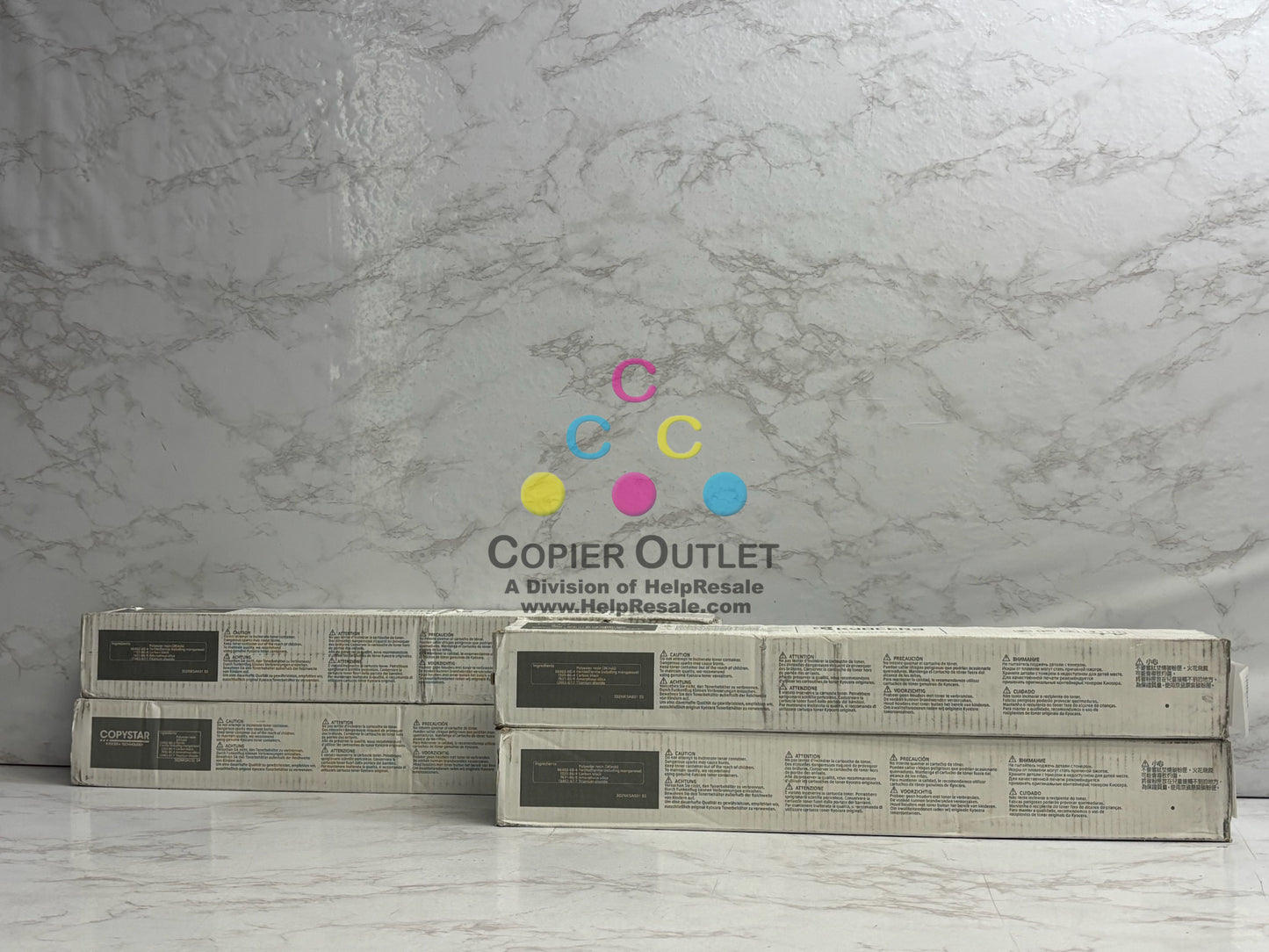 4 Genuine Kyocera TASKalfa CS4002i,CS4003i,CS6002i Black Toners TK-6327K,TK-6329