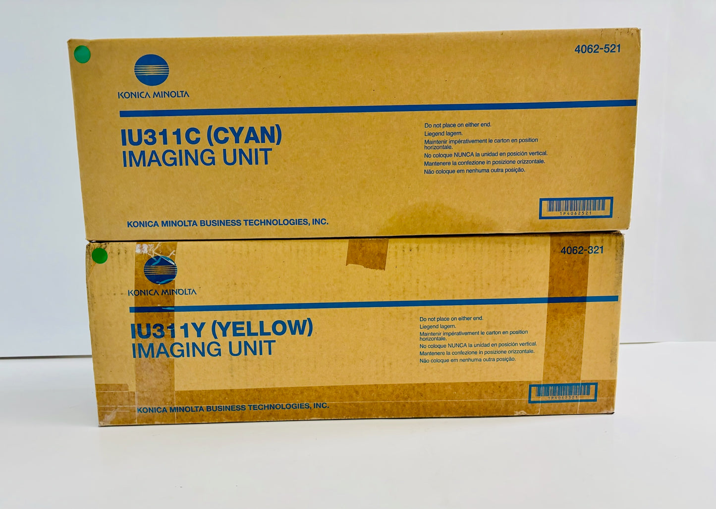 2 Genuine Konica Minolta C300,C352P Cyan & Yellow Imaging Units IU311C, IU311Y