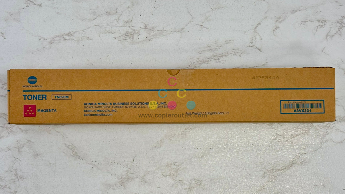 OEM Konica AccurioPress C2060L,C3070L Toner TN620M, A3VX331 (Water Stained Box)