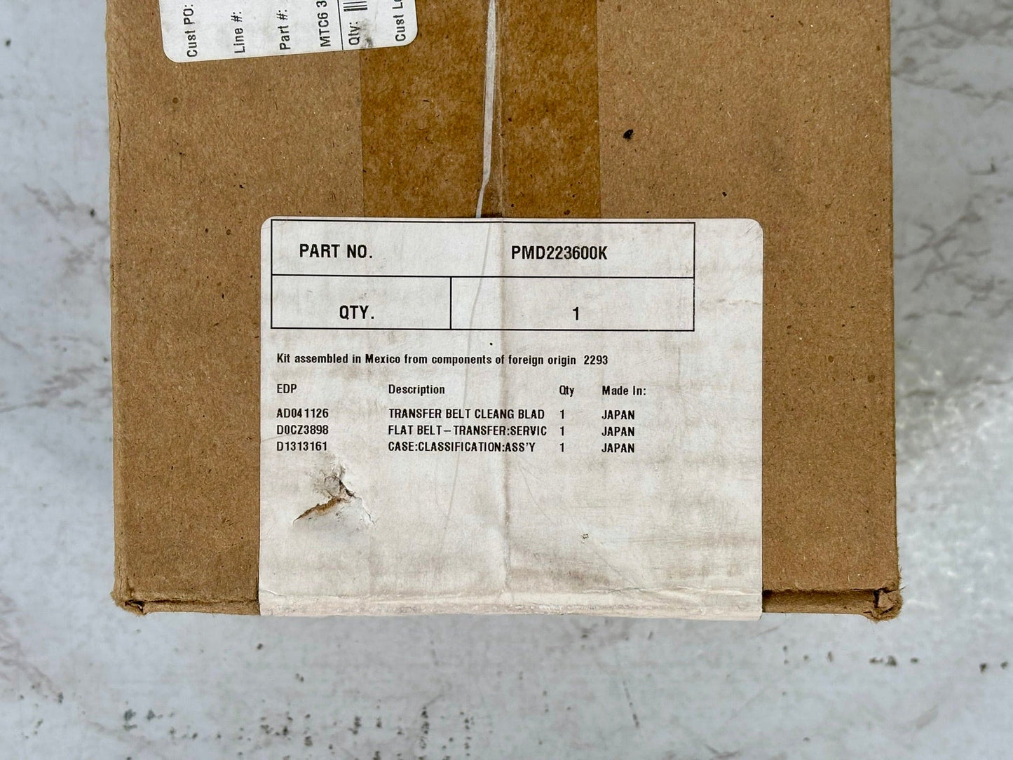 New Genuine Ricoh MP7502,MP6503,MP7503 Maintenance Kit PMD223600K