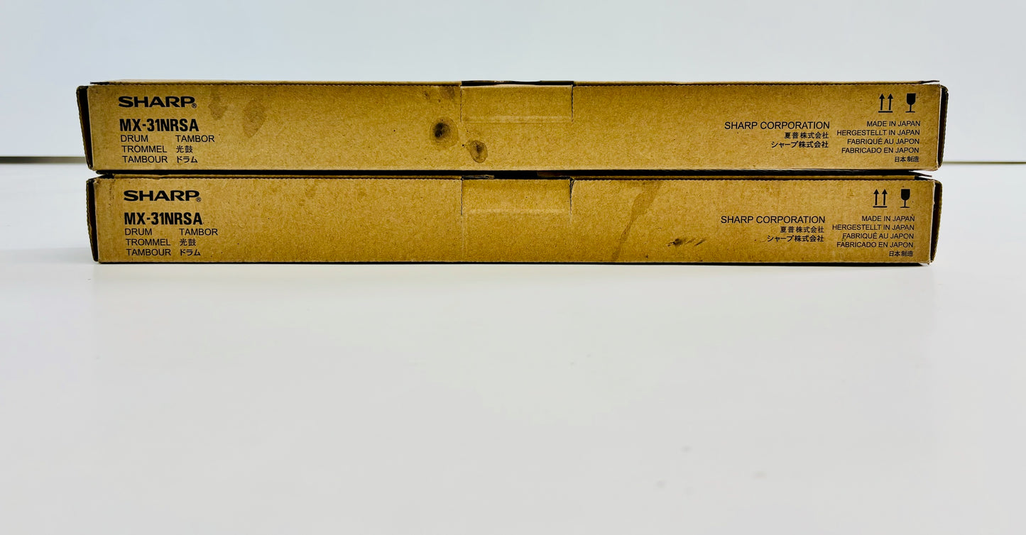 2 New OEM Sharp MX-2600N,MX-3100N Drum Only MX-31NRSA, MX31NRSA