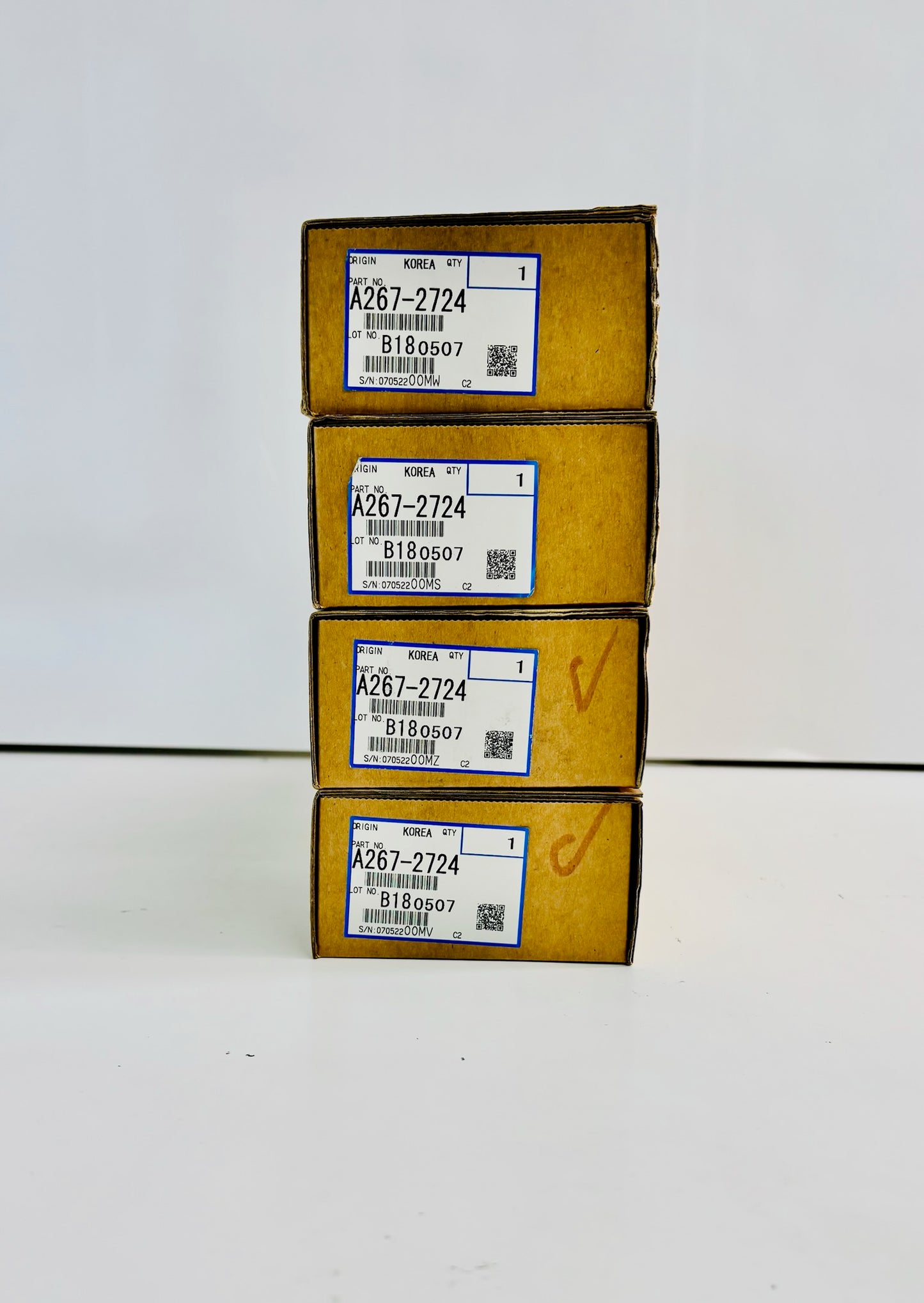 4 Genuine Ricoh 4027, 2212 Lower Paper Guide Plate A267-2724, A2672724