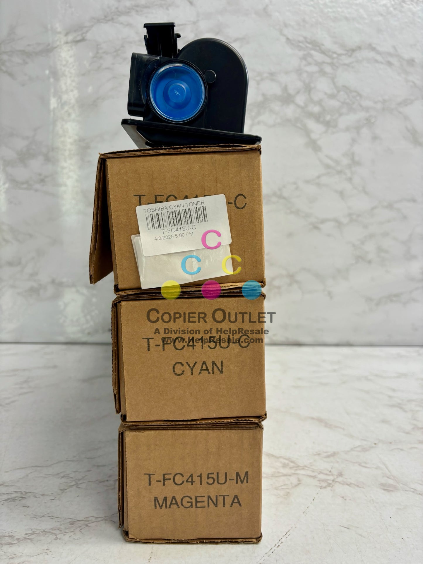 3 Open OEM Toshiba eStudio 2515AC,3015AC CCM Toner T-FC415U (No Yellow& Black)